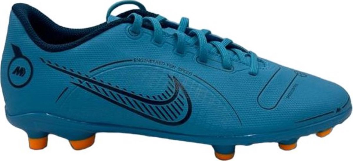 Nike Jr Vapor 14 club FG/MG blauw - maat 38