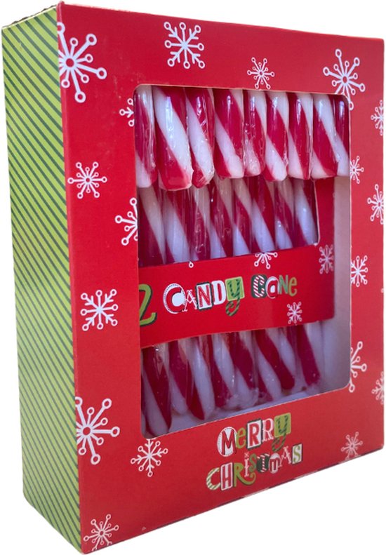 Pepermunt Rood 192 - candy-canes - rood-wit - lichte-pepermunt-smaak - in - 16 ...