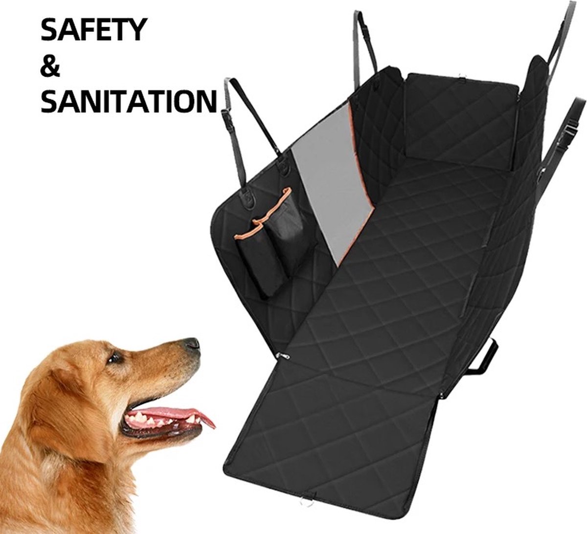 Luxe Hondendeken Achterbank en Kofferbak - Hondendeken Auto - Waterdicht - Geschikt voor in de wasmachine - Dierenproducten - Hondenaccessoires - 137 x 147 cm — afbeelding 3
