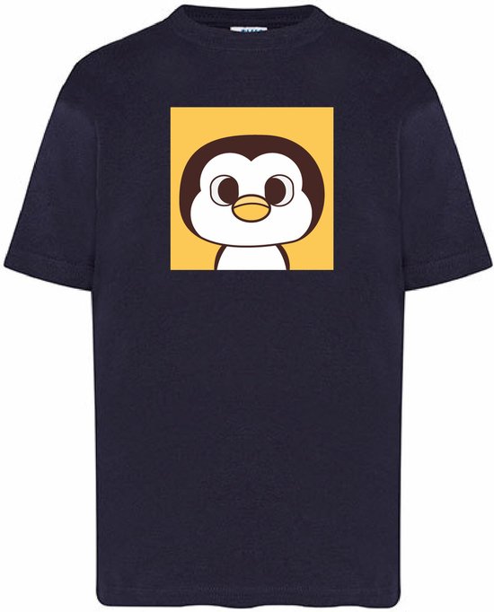 Kids - T- Shirts - Pingouin 1 - Blauw-164