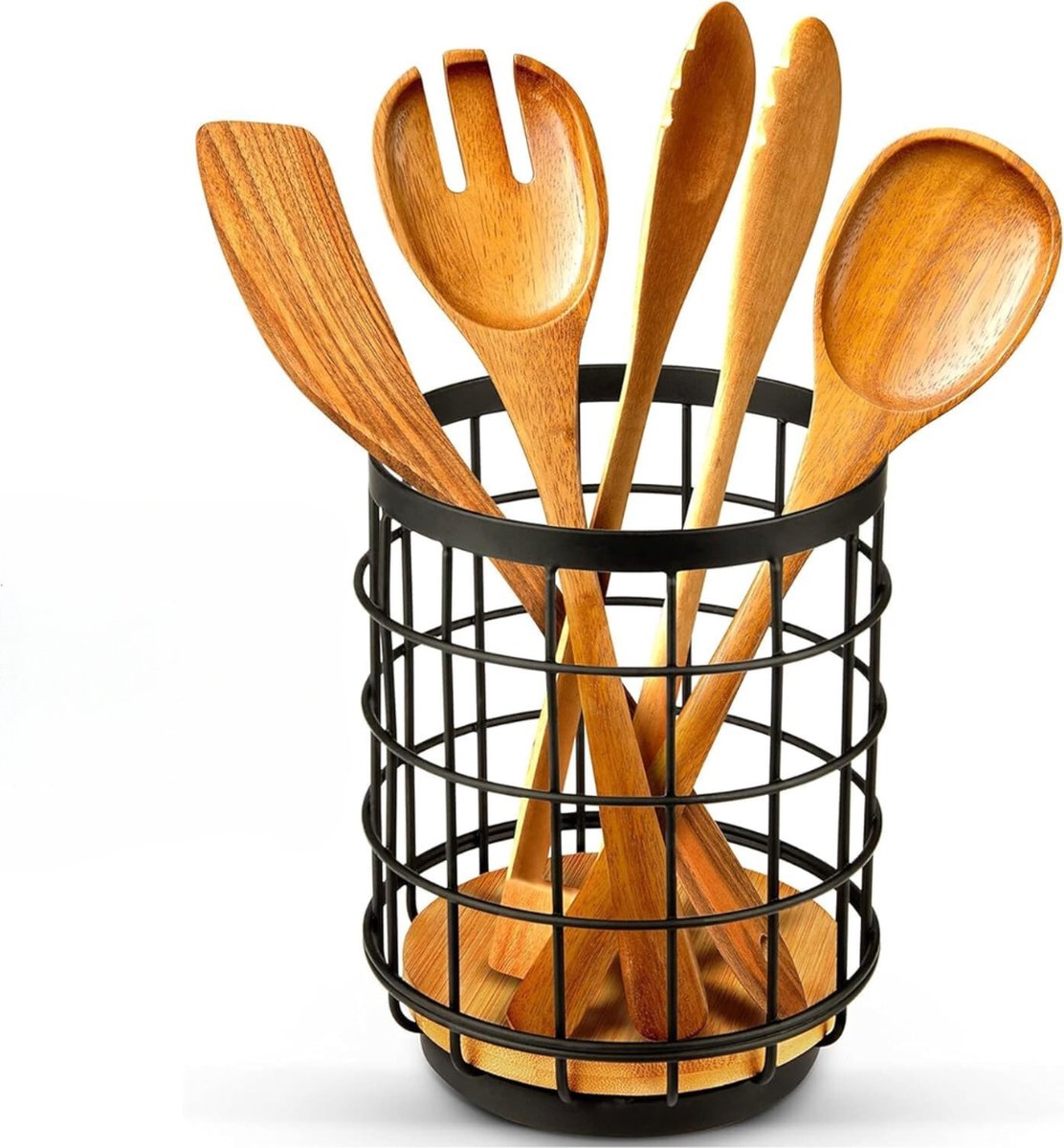 Lexium Lepelpot - Spatelpot - Keukengerei houder - Keukengerei pot - Keukengerei houder organizer