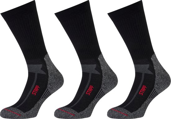 STAPP Chaussettes de marche toutes saisons Techno Boston - 3 paires - Zwart