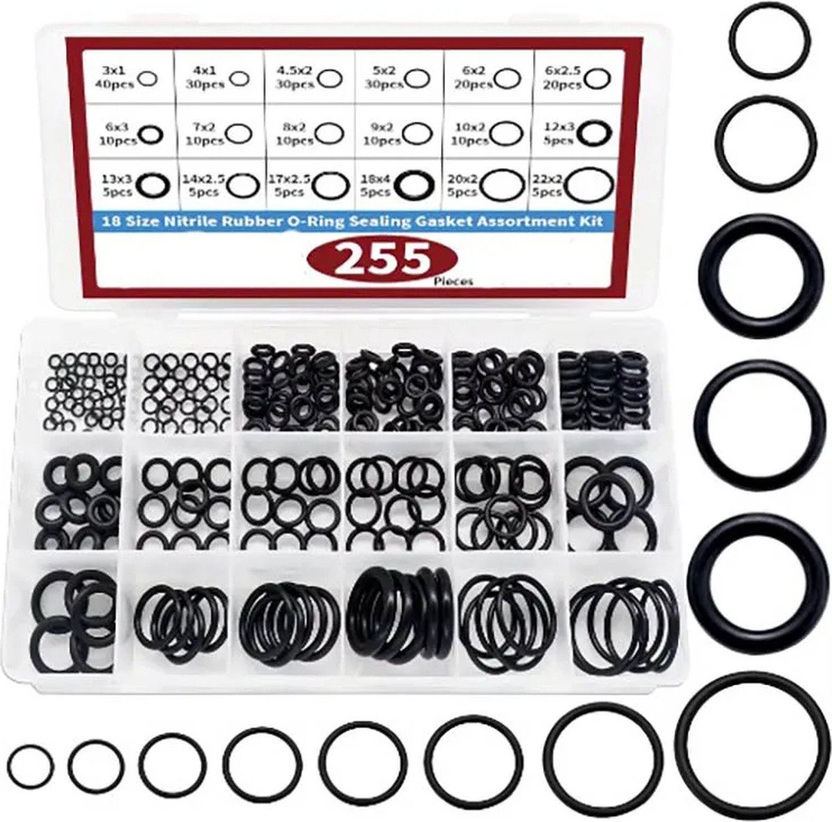 SKIR'CO (2 Stück) Weiß 40 x 25 mm Gummimuffe für Ablaufrohr