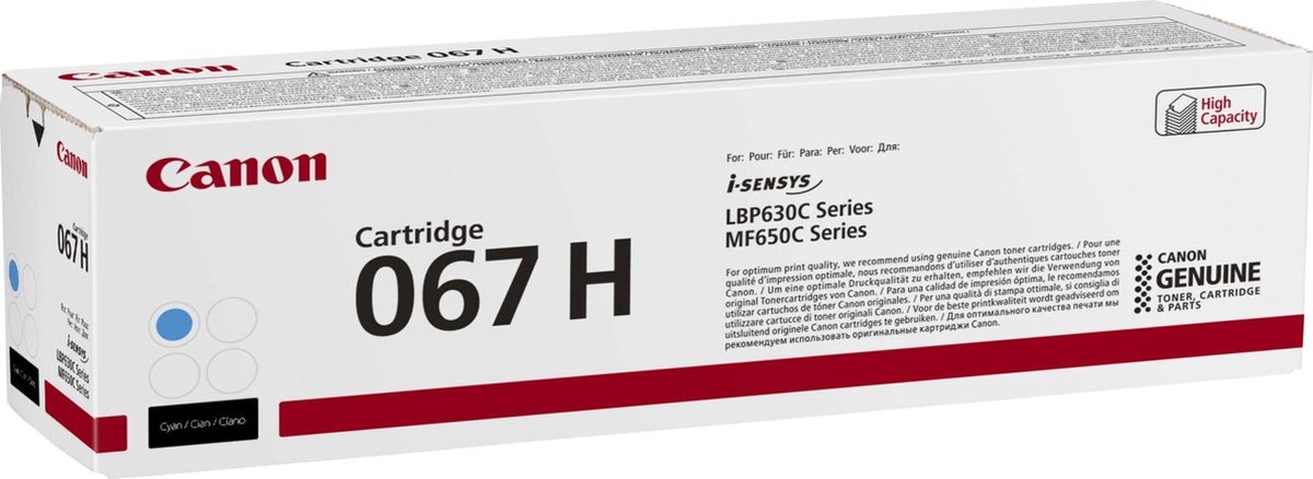 Canon 067H XL Toner Cyaan