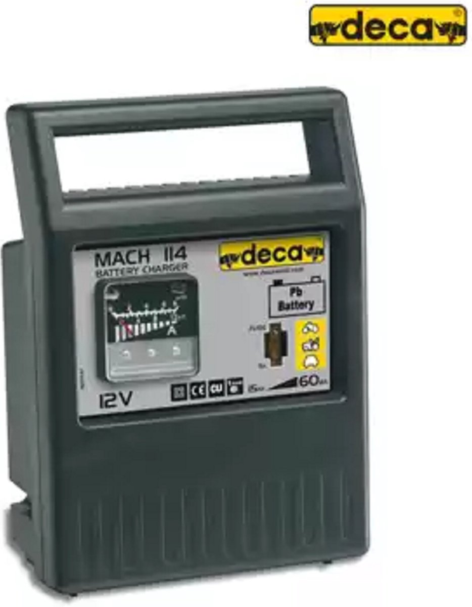 Draagbare traditionele acculader 12 Volt voor het opladen van Pb natte accu's (loodaccu's.)