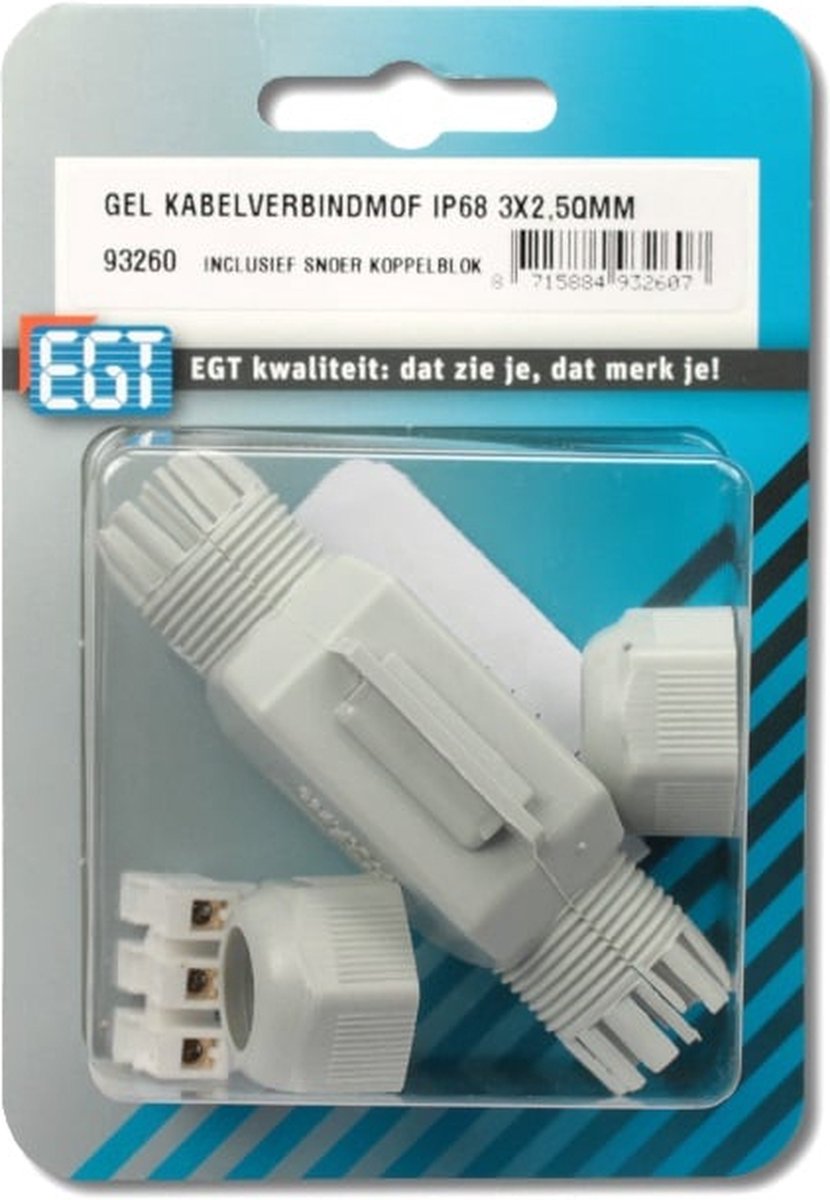 GEL KABELVERBINDMOF IP68 3X2,5QMM