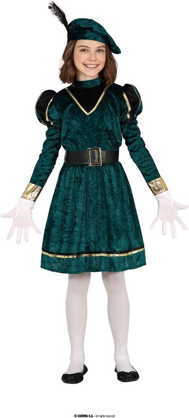 Pietenpakken Kind Piet Groen Pieteke Meisje - jaar Sinterklaas Verkleedkleding