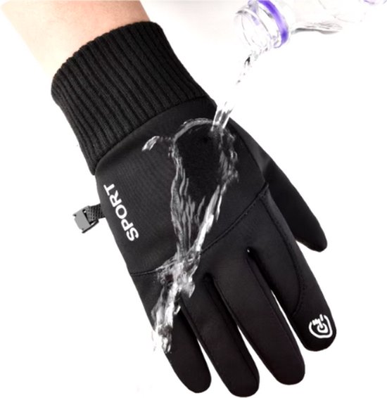 Gants D'hiver Unisexes Chauds Et Imperméables - Taille M Bleu - Tactile