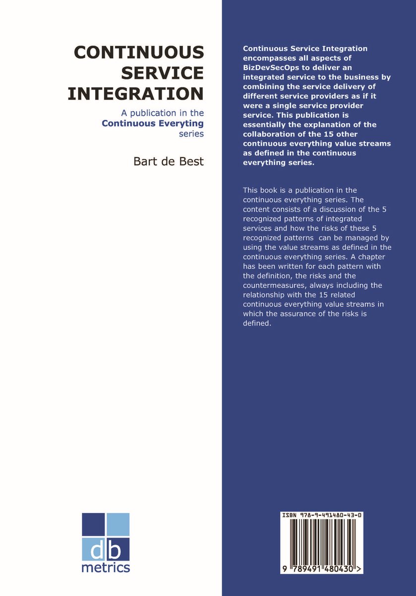 DevOps Continuous Service Integration Best Practices, Bart de Best ...