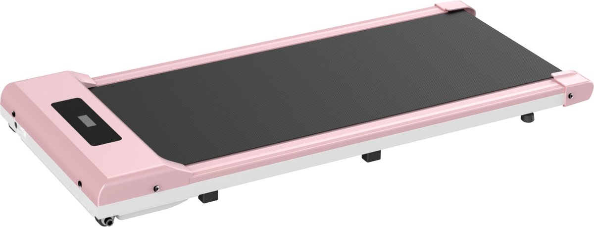 Draagbare loopband - Elektrische loopband - 1-10 Km/u instelbare snelheid - met LED-scherm en transportwielen - Roze