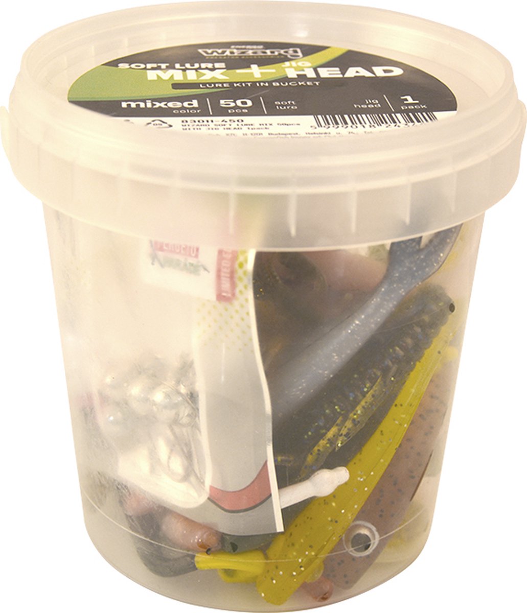 Energofish Wizard Soft Lure Mix | 54 Pcs MIX
