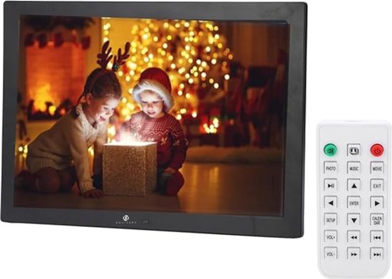 Equivera Digitale Fotolijst - Digitale Fotolijsten - Digitale Fotolijst met WiFi - Digitale Fotokader - Digitale Fotolijsten met WiFi - Fotokader - Leuk voor in huis!