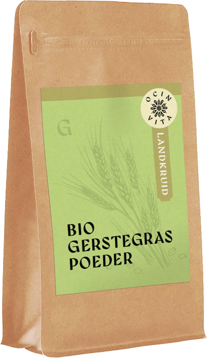 Goedkoopste Gerstegras Poeder – 500g – Groene Energie voor Huid, Haar & Nagels – Rijk aan Chlorofyl, Zink, IJzer & Vezels – 100 Puur – Ocin Vita