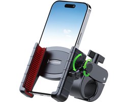 Travelhawk Telefoonhouder Fiets - Ook voor Motor/Scooter/Brommer - Fiets Telefoonhouder - Telefoonstandaard - Telefoon Statief - 360 graden rotatie – Universeel - Gsm Houder Fiets