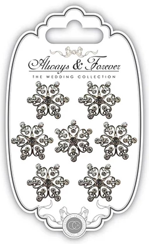 Always & Forever - Heart Cluster Diamante Charms