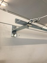 Set afstandhouders 20cm voor waslijn wandhoudersset