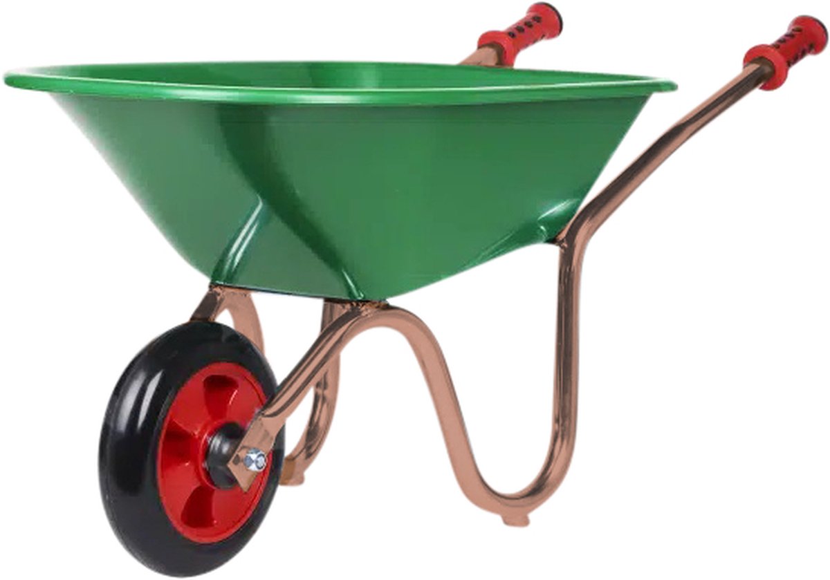 Okido Kinderkruiwagen met kunststof bak Beige