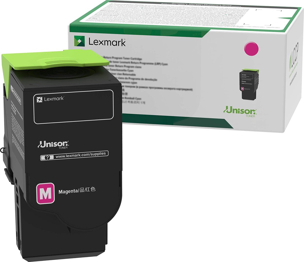 LEXMARK Lexmark Unison-tonercartridge - magenta - laser - standaardopbrengst - 1000 pag