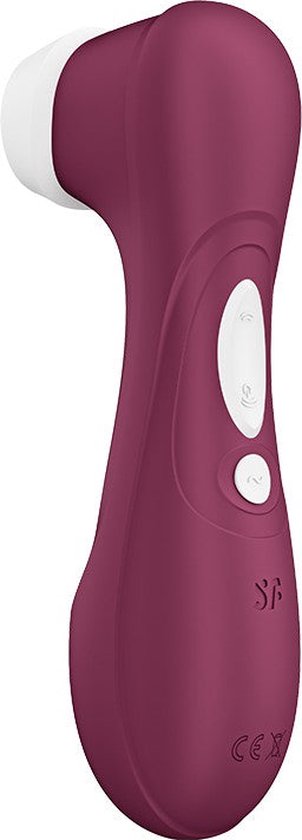 Satisfyer, vibrator, drukgolfvibrator, 'Pro 2 Generation 3', 16,5 cm, vloeibare luchttechnologie, incl. extra opzetstuk, 2 apart regelbare motoren