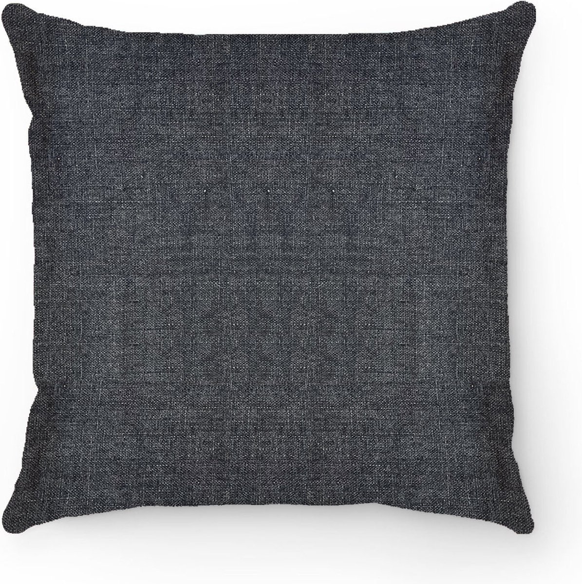 by Mooss - Sierkussen 55 x 55 cm - 100% Linnen - Zware kwaliteit - Charcoal - Inclusief binnenkussen