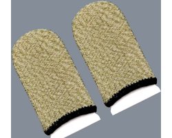 Ademend Vingerhoesje voor Mobiele Gaming, Antislip Transpiratiewerende Vingertoppen en Duimhandschoenen – Geschikt voor PUBG en Meer - grijs