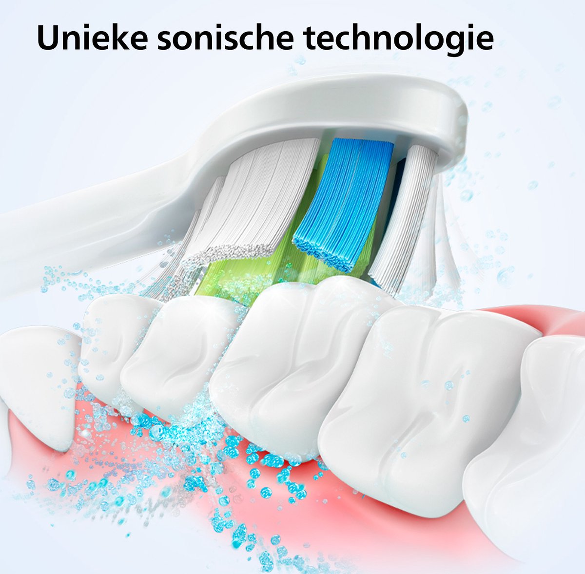 Afbeelding 2 van Philips Sonicare Series 4100 - Elektrische Tandenborstel - Zwart -HX3681/54