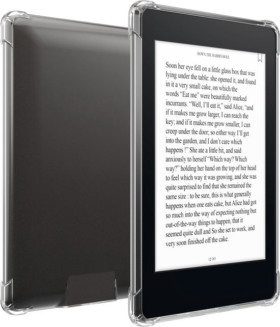 kwmobile ereader case geschikt voor Amazon Kindle Paperwhite hoesje - E-reader cover - TPU e reader beschermhoes - In transparant van Merkloos — afbeelding 4