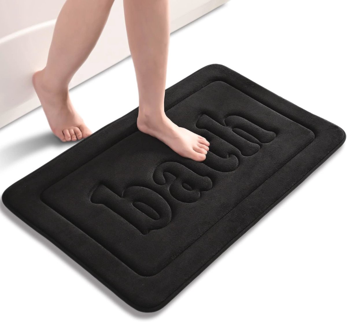 Antislip Memory Foam Badmat - Super Absorberend en Sneldrogend Badtapijt voor Douche en Bad