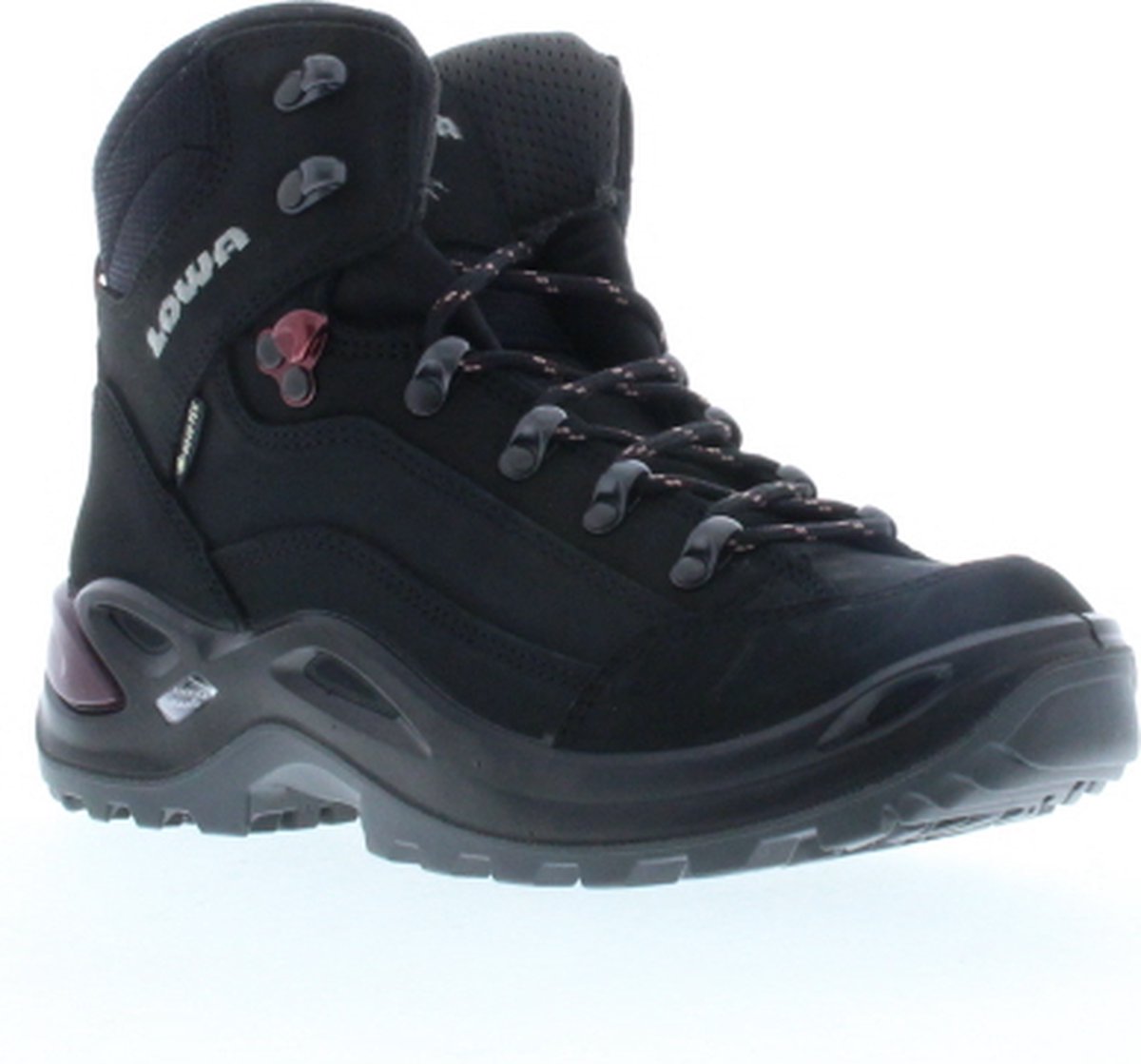 Lowa Renegade GTX® Mid Ws Wandelschoenen Dames Prune 41 Zwart