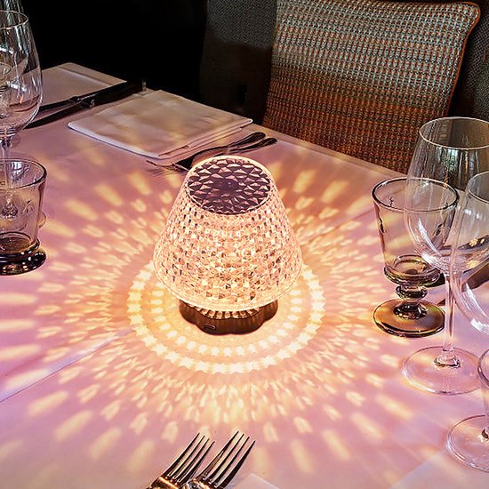 LED Kristal Decoratieve Tafellamp 800MAh Oplaadbaar Sfeer Nachtlampje 3 Niveaus Helderheid Voor LED Kristal Decoratieve Tafellamp 800MAh Oplaadbaar Sfeer Nachtlampje 3 Niveaus Helderheid Voor