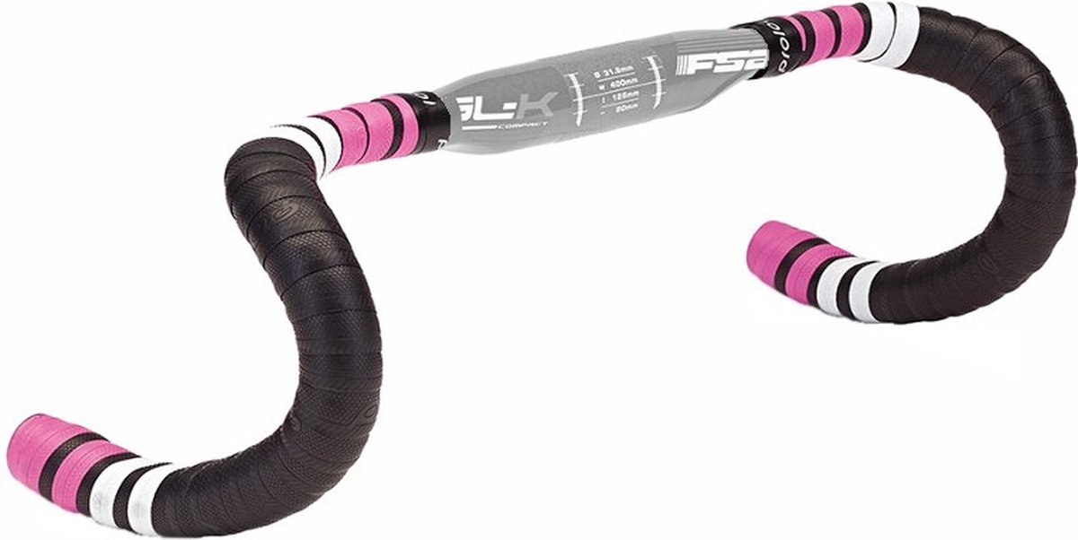 prologo onetouch-2 tape stuurlint zwart/fuchsia/wit