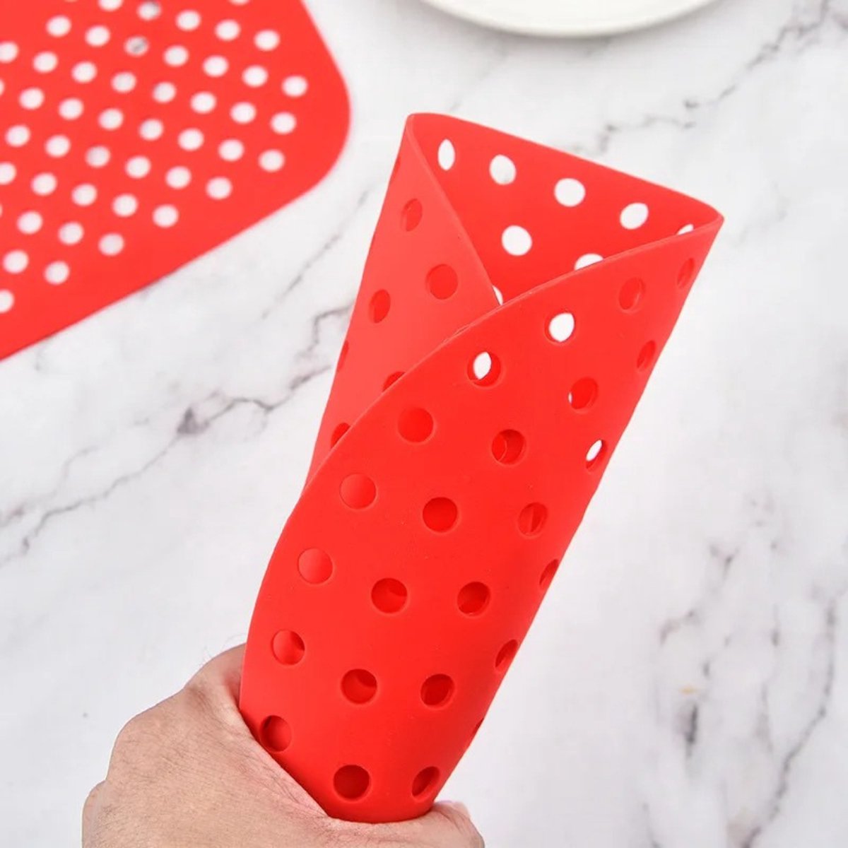 2 stuks siliconenmat voor heteluchtfriteuse, herbruikbare