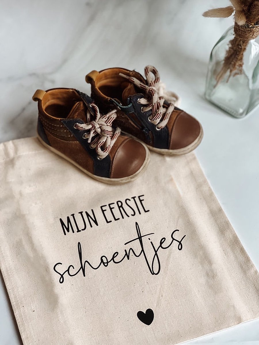 Goedkoopste Baby's eerste schoentjes - Katoenen bewaarzakje - Eerste schoentjes - Herinneringen