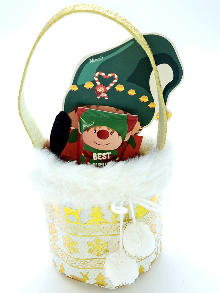 Goedkoopste Cadeau set voor vrouw, vriendin, moeder, collega -Kerstcadeau -Voetcrème Melk & Honing -Cadeaupakket Kerst