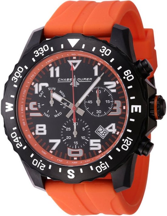 Diesel SPLIT horloge voor heren, Quartz chronograaf uurwerk met siliconen, roestvrij stalen of leren horlogeband
