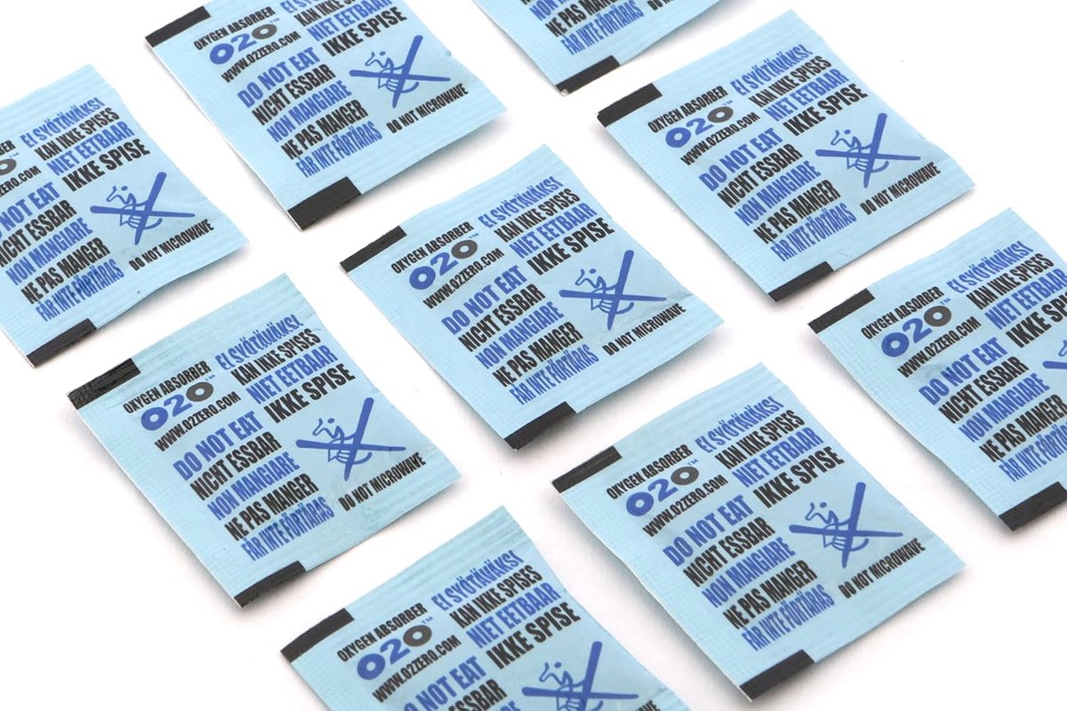 Zuurstofabsorberende stoffen voor voedselopslag | 20CC | 200 zakjes | Houdbaarheid verlengen | FDA & BRC-goedkeuring