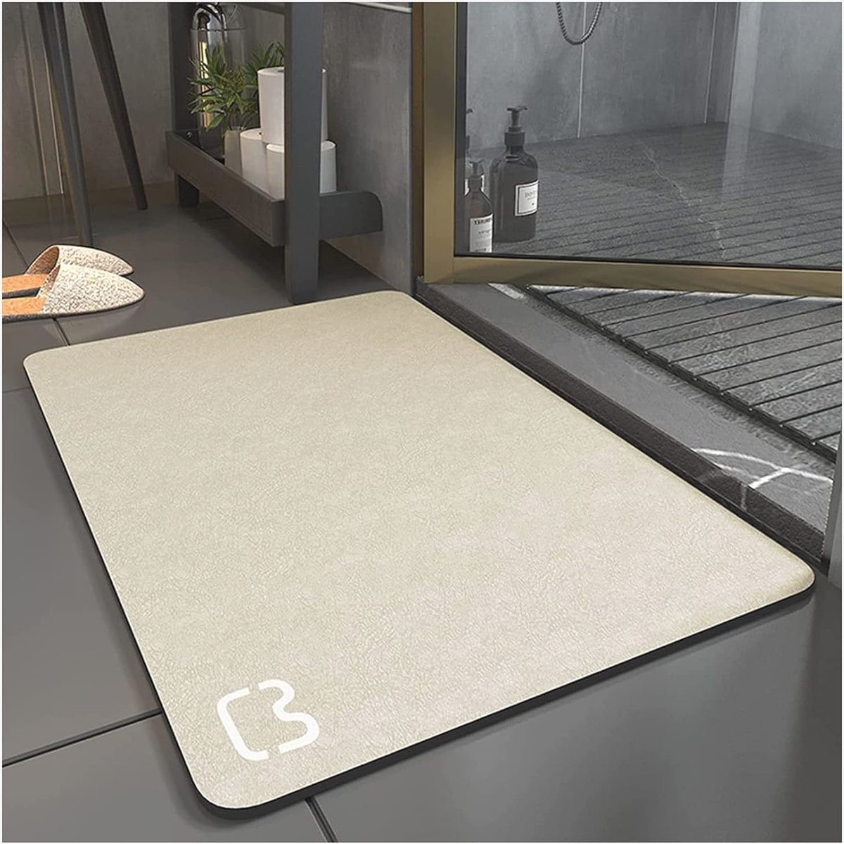 Super Absorberende Badmat voor Douche en Badkamer - Antislip en Sneldrogend