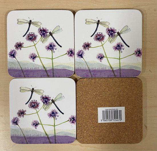 Alex Clark Sous-verres LIbellules ~ Libellules