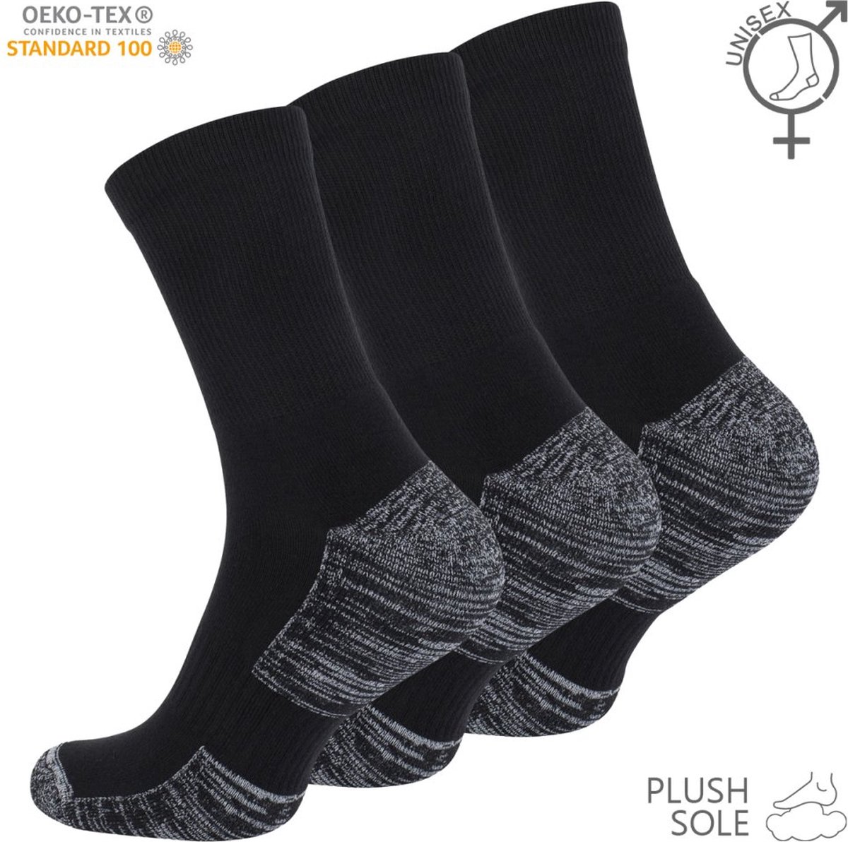 Stark Soul werksokken heren 39 42 - thermo sokken - outdoor - badstof - 3 paar
