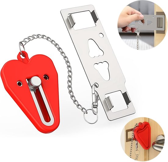 TS21 Draagbare Metalen Deurstopper Alarm - Reisveiligheid