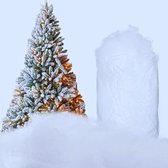 Décoration de Noël avec neige artificielle et fibres polaires – Perfect pour le sapin de Noël – Ambiance hivernale et crèche – 180 g par enveloppe (3 pièces)