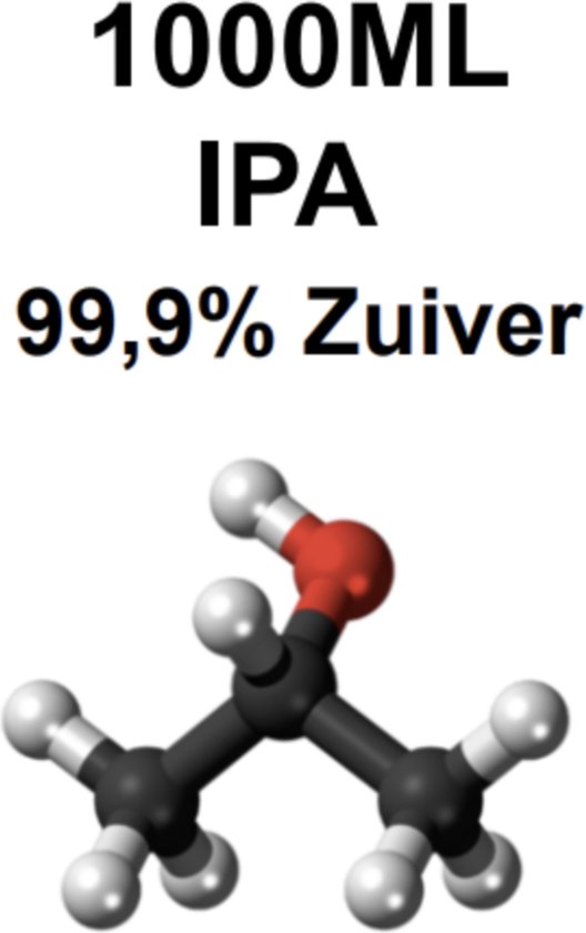 Alcool Isopropylique IPA 99.9% 1 Litre - Isopropanol Propan-2-ol - Fabriqué En France