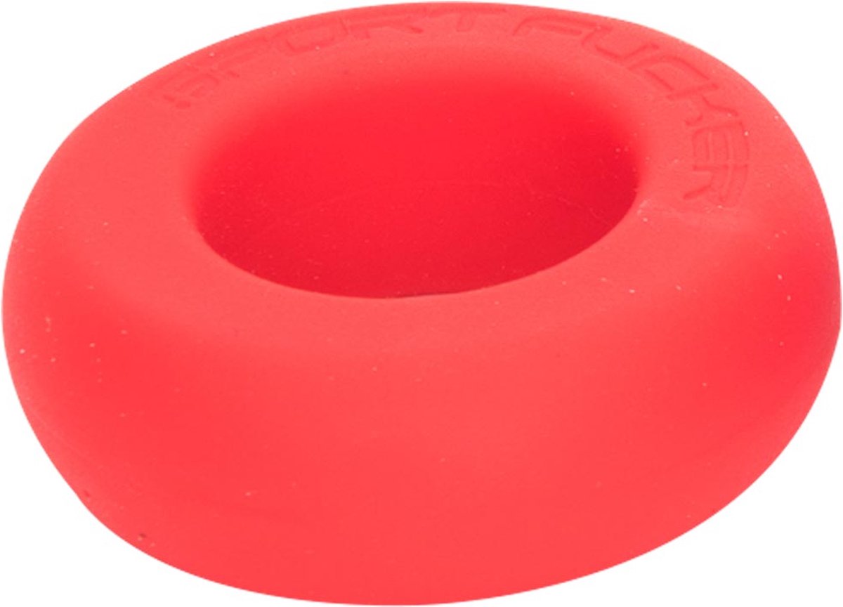 Goedkoopste Sport Fucker - Muscle Ring - Siliconen Cockring of Ball Stretcher - Rood