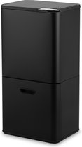 Afvalcontainer Bayt - 2 compartiments - noir