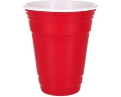Beerpong bekers - 150 stuks - Bierpong - American cups - 550 ml - red cups