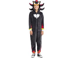 OppoSuits Shadow Kids Onesie - Unisex - Sonic Jumpsuit - Carnaval - Huispak - SEGA - Zwart - Maat 122/128