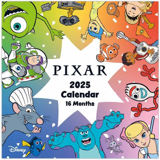 Disney Pixar 2025 30X30 Broschürenkalender bol
