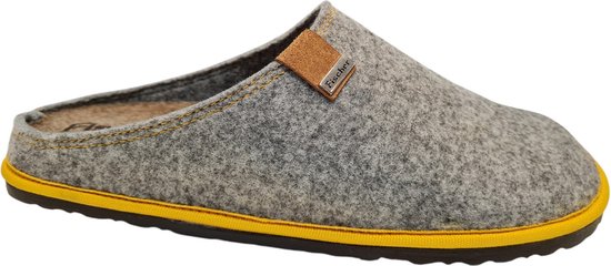 Fischer Ortho platte pantoffels voor heren, grijs 666, 39 EU Breed Fischer Ortho platte pantoffels voor heren, grijs 666, 39 EU Breed