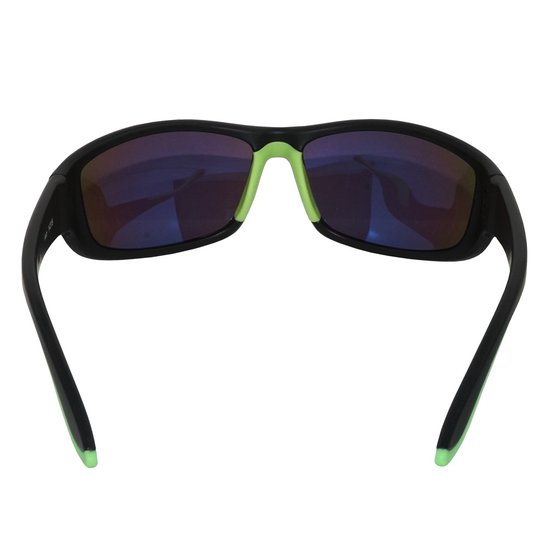 WK Amoy TR-90 Extra Light+Flexible Zonnebril- TAC polarized UV400 lens met anti reflectie laag-100% verwering van UVA,UVB,UVC - TR-90 Strong +light+Flexible Frame - Mat zwart montuur met Groen REVO coating Sportzonnebril van WK Amoy — afbeelding 5