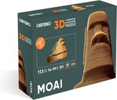 CARTONIC - MOAI- puzzle 3D - puzzle 3d - speelgoed- DIY- décoration - enfants et adultes - écologique - art - culture